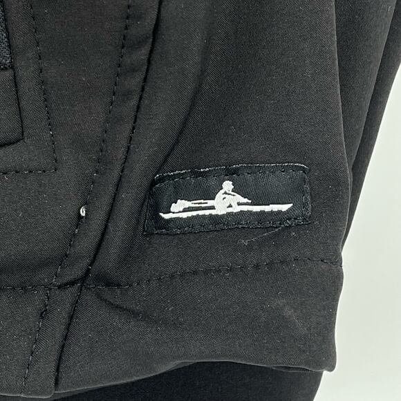 J 0101010 Binary Coding Embroidered Zip Front Jacket Mens Sz Small Black Green - Picture 4 of 7